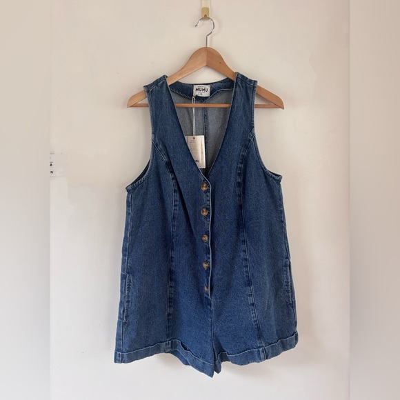 Show Me Your MuMu Pants - Show Me Your Mumu Denim Romper